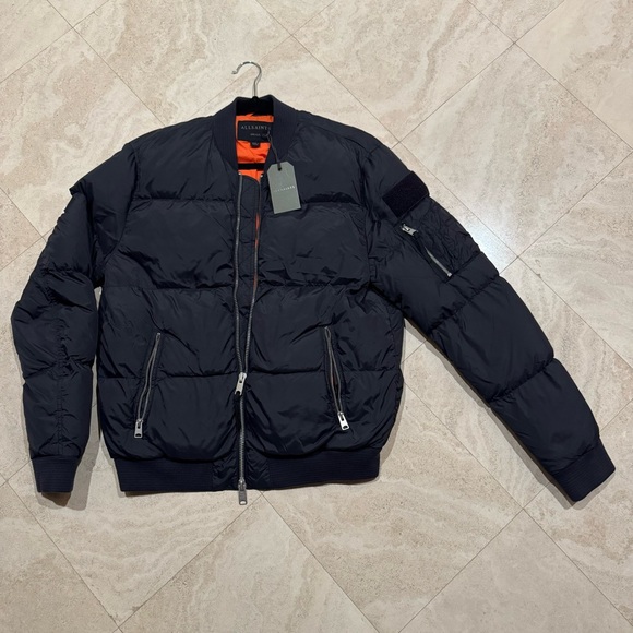 ALL SAINTS Bomber Flight Jacket - Picture 3 of 9